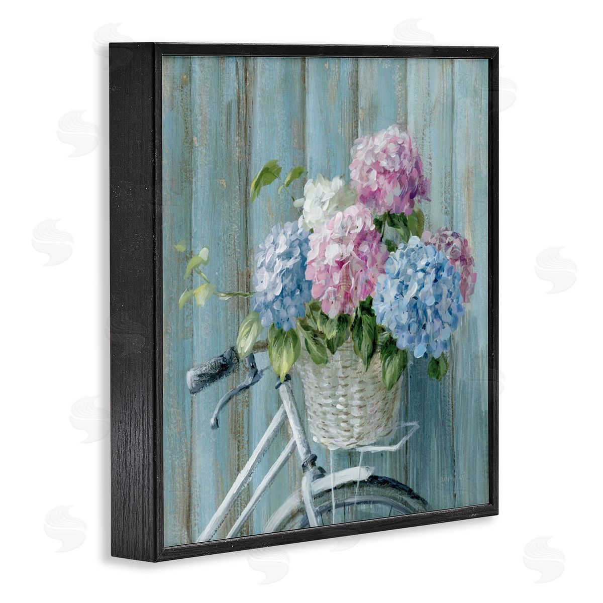 Danhui Nai Cape Cod Bicycle Flowers Canvas Wall Art Print