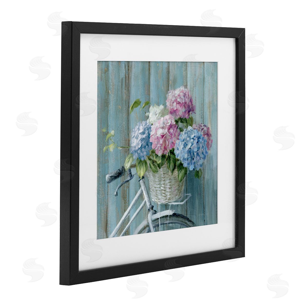 Danhui Nai Cape Cod Bicycle Flowers Canvas Wall Art Print