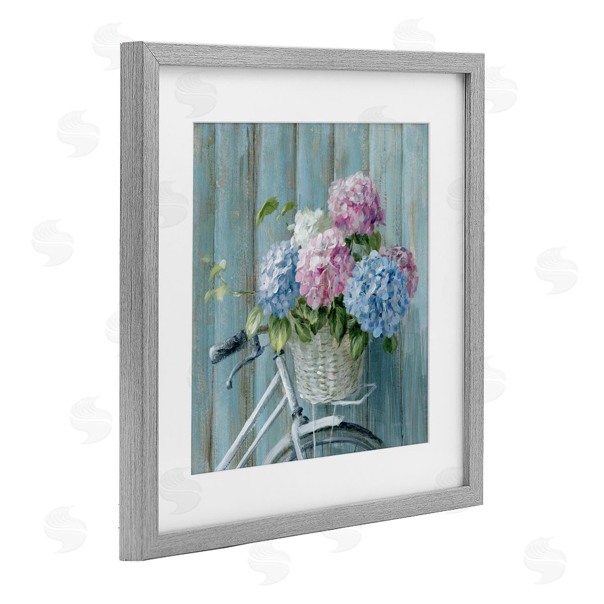 Danhui Nai Cape Cod Bicycle Flowers Canvas Wall Art Print