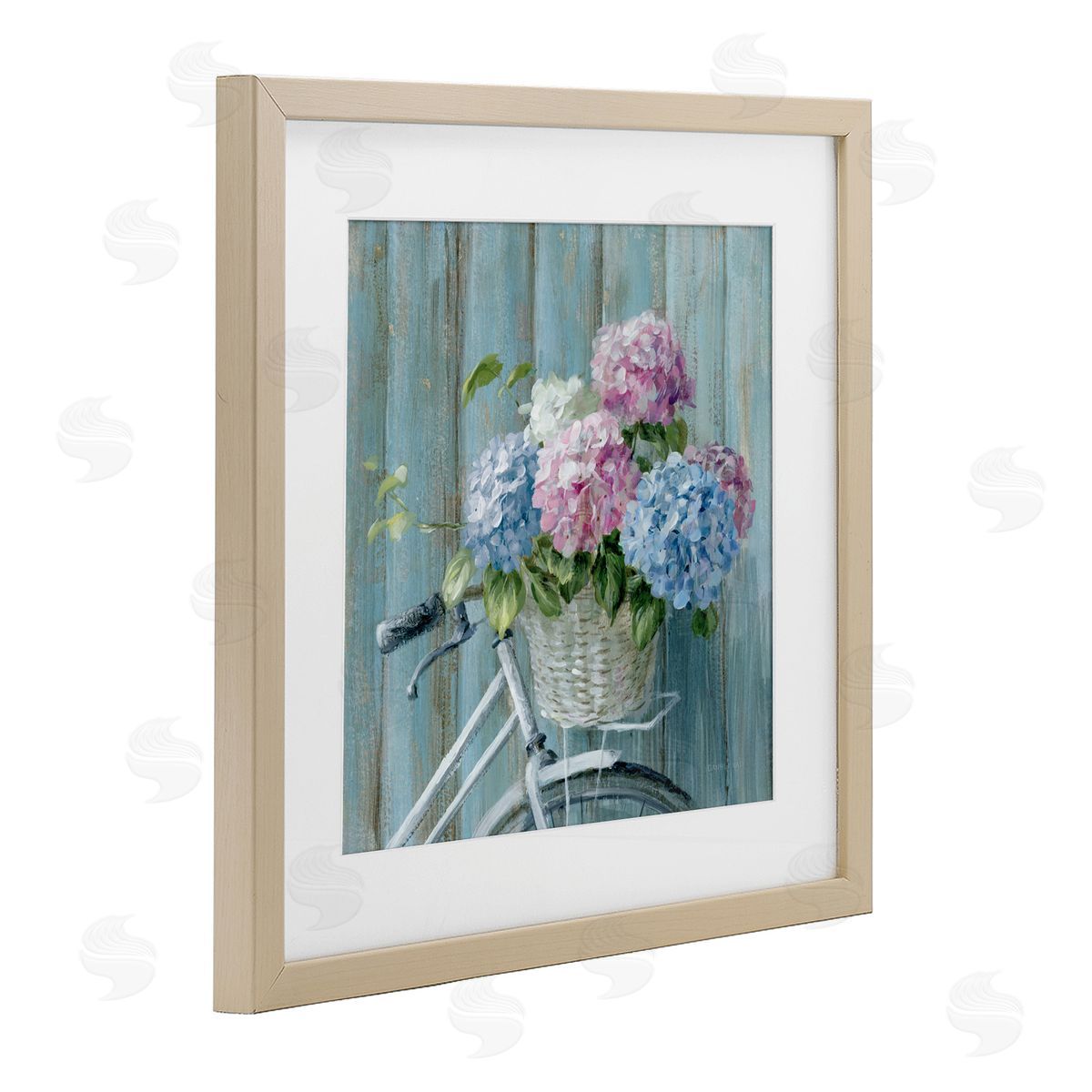 Danhui Nai Cape Cod Bicycle Flowers Canvas Wall Art Print