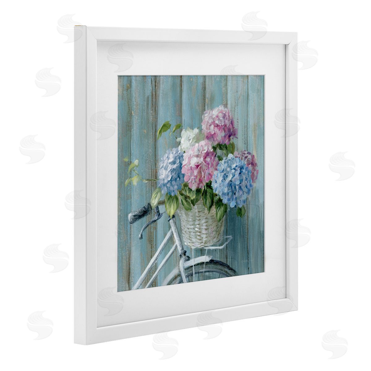 Danhui Nai Cape Cod Bicycle Flowers Canvas Wall Art Print