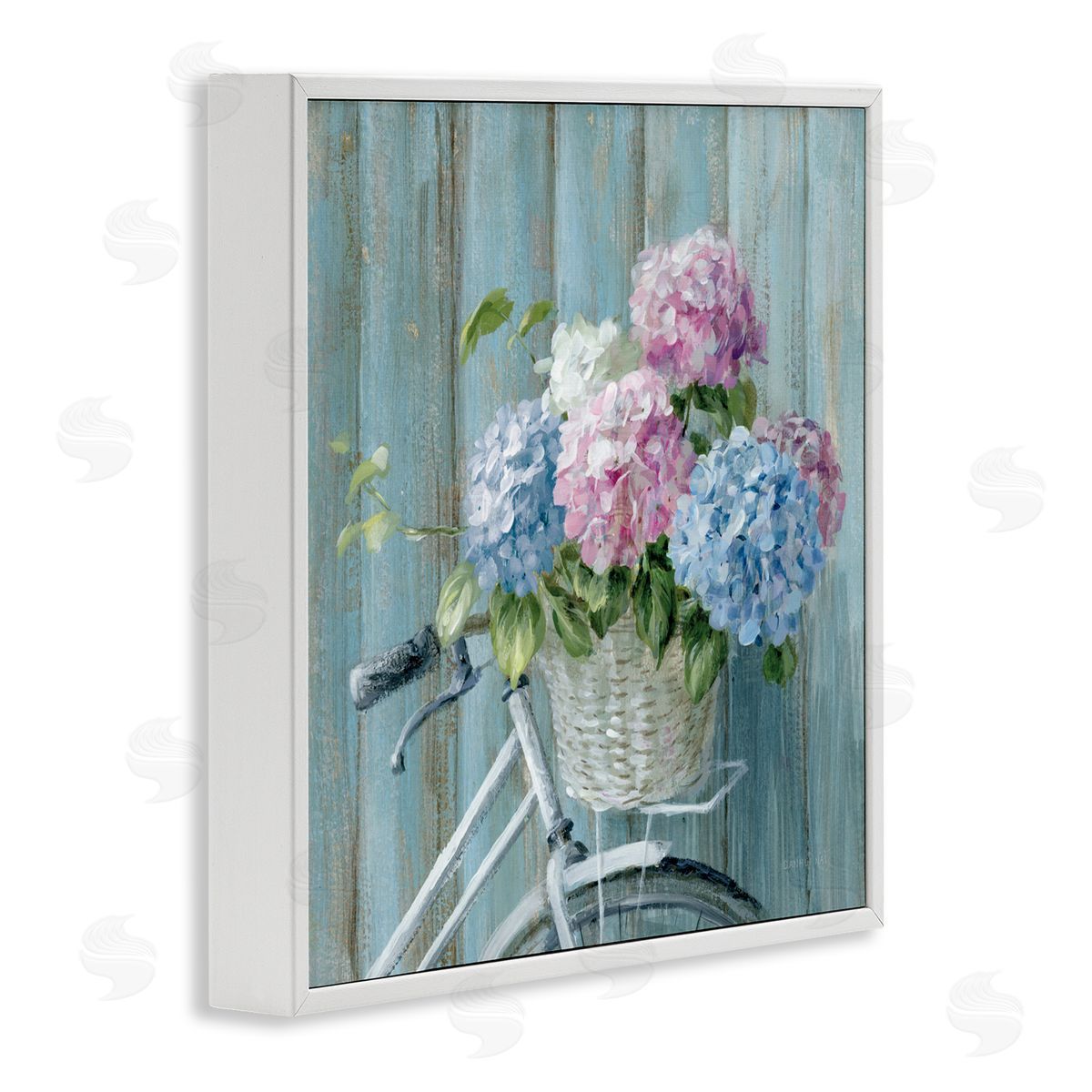 Danhui Nai Cape Cod Bicycle Flowers Canvas Wall Art Print