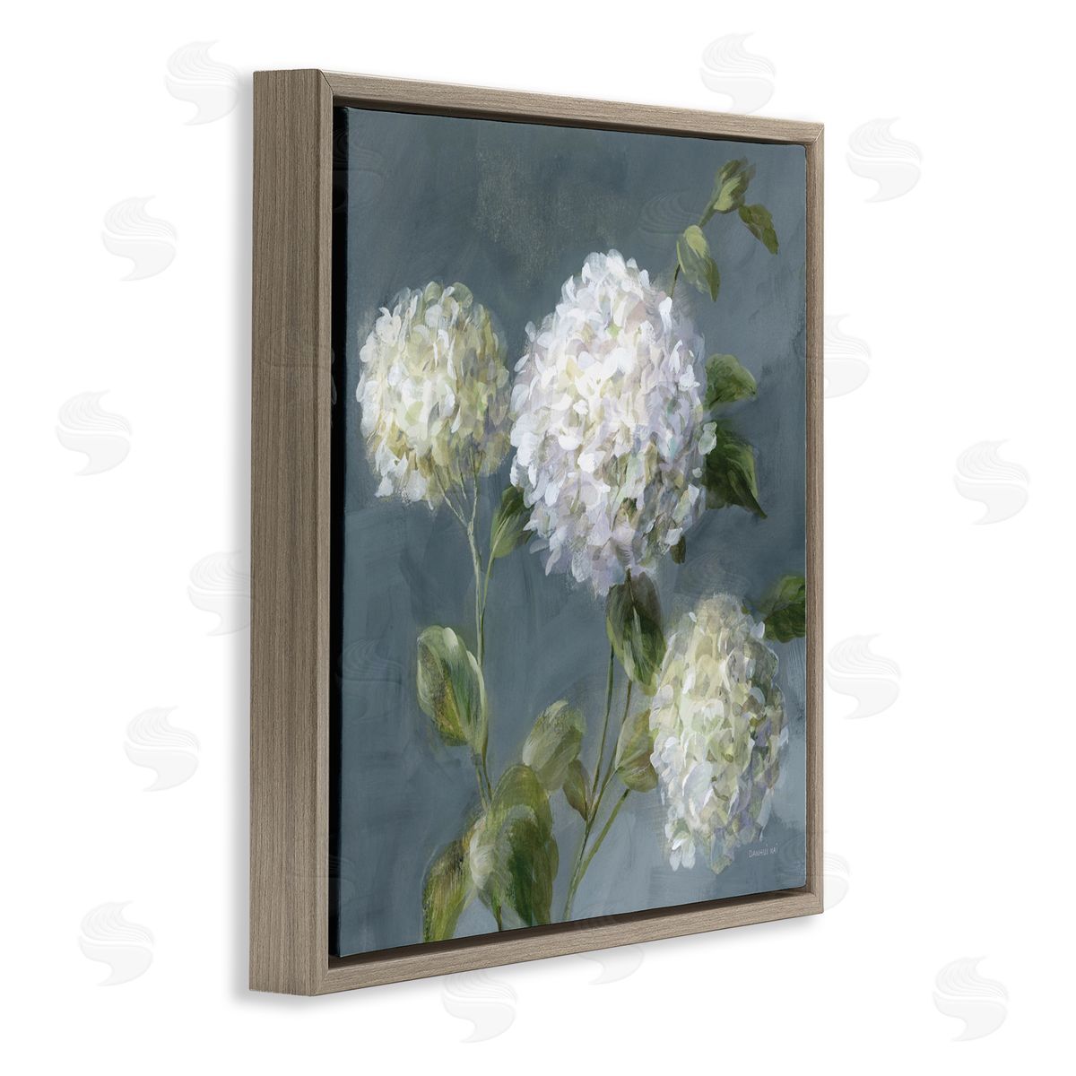 Danhui Nai Summer Simplicity Hydrangeas Canvas Wall Art Print