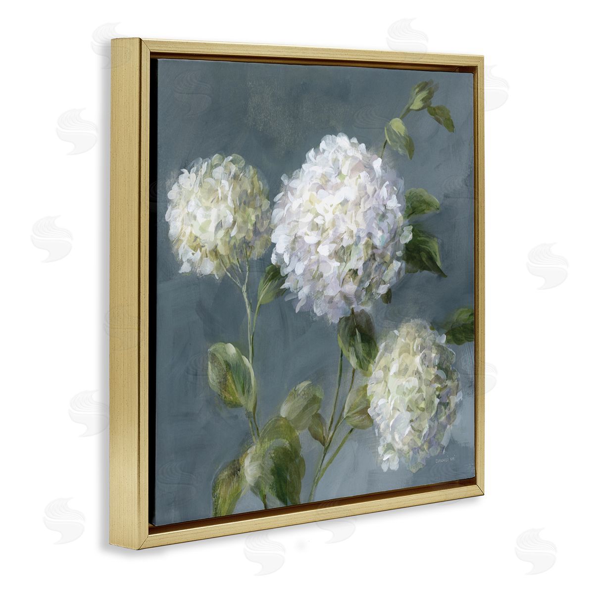 Danhui Nai Summer Simplicity Hydrangeas Canvas Wall Art Print