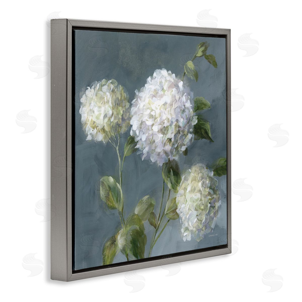 Danhui Nai Summer Simplicity Hydrangeas Canvas Wall Art Print