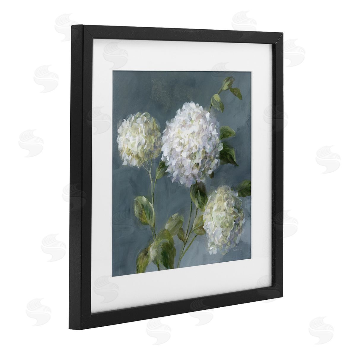Danhui Nai Summer Simplicity Hydrangeas Canvas Wall Art Print