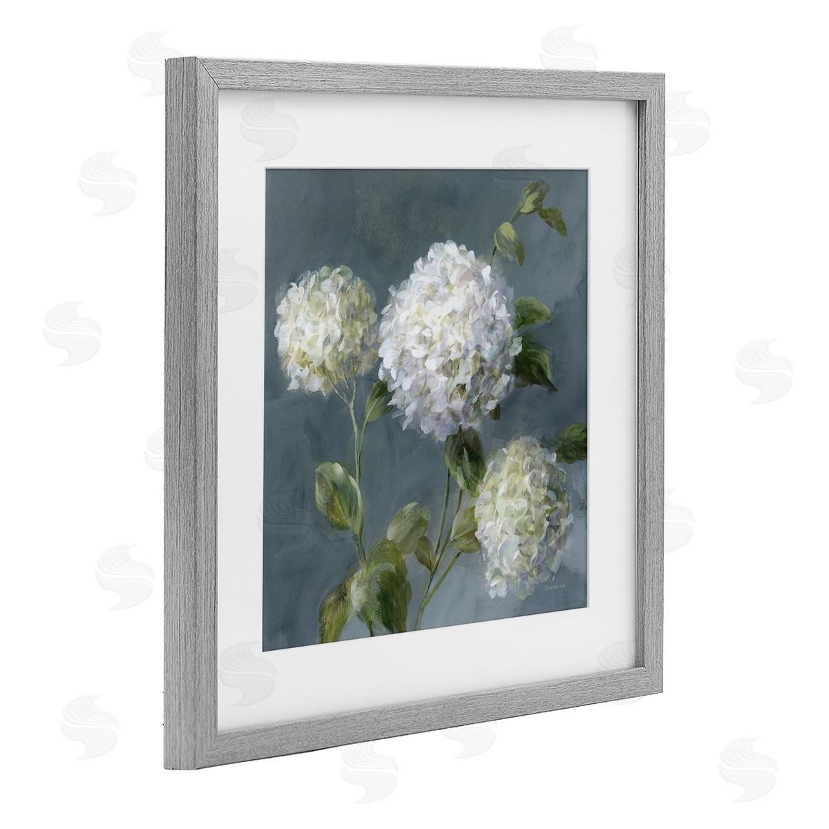 Danhui Nai Summer Simplicity Hydrangeas Canvas Wall Art Print