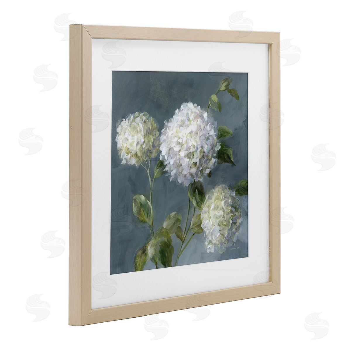 Danhui Nai Summer Simplicity Hydrangeas Canvas Wall Art Print