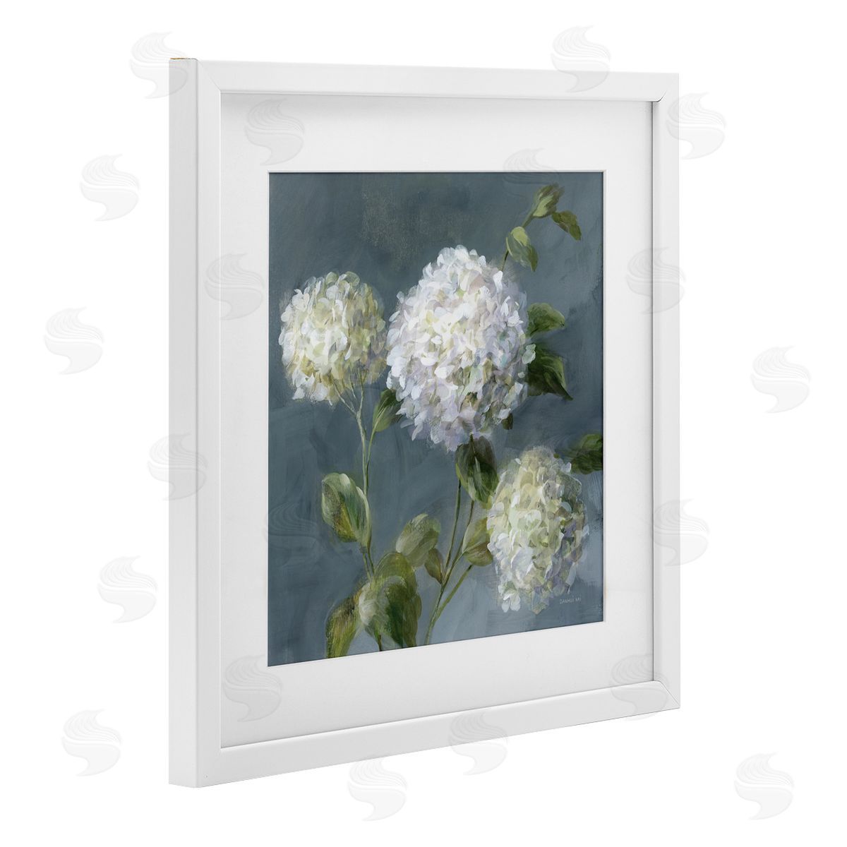 Danhui Nai Summer Simplicity Hydrangeas Canvas Wall Art Print