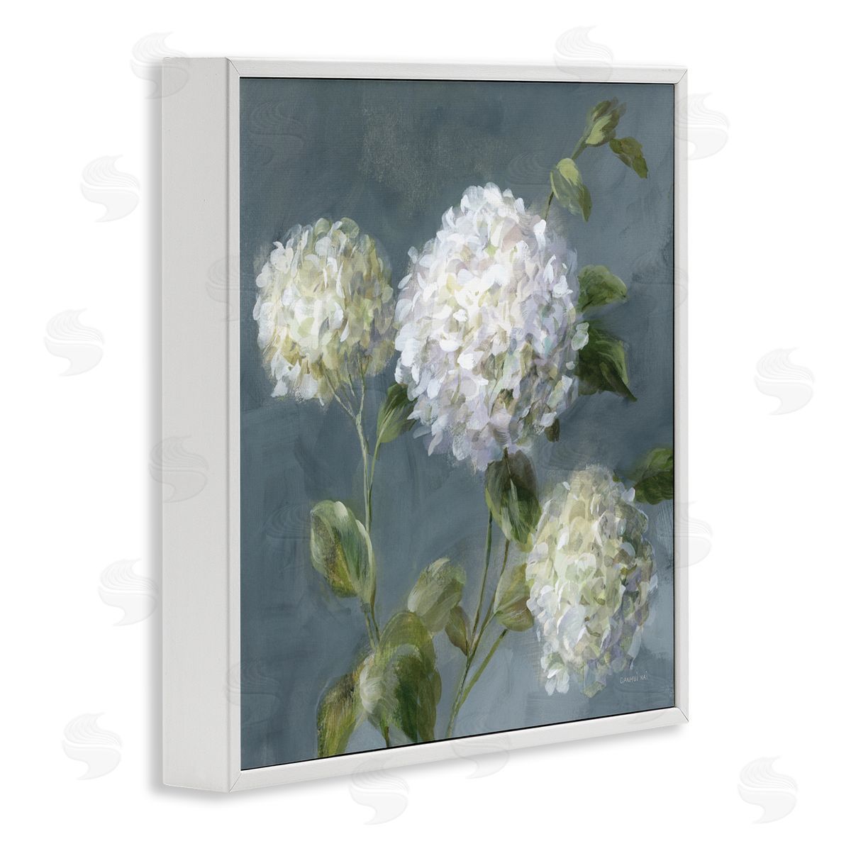 Danhui Nai Summer Simplicity Hydrangeas Canvas Wall Art Print