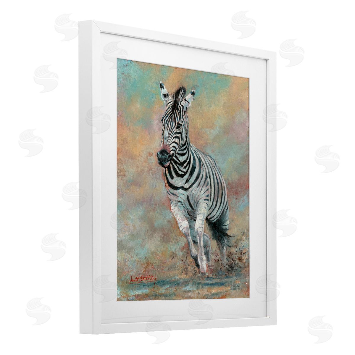 David Stribbling Kicking Up More Dust Canvas Wall Art Print