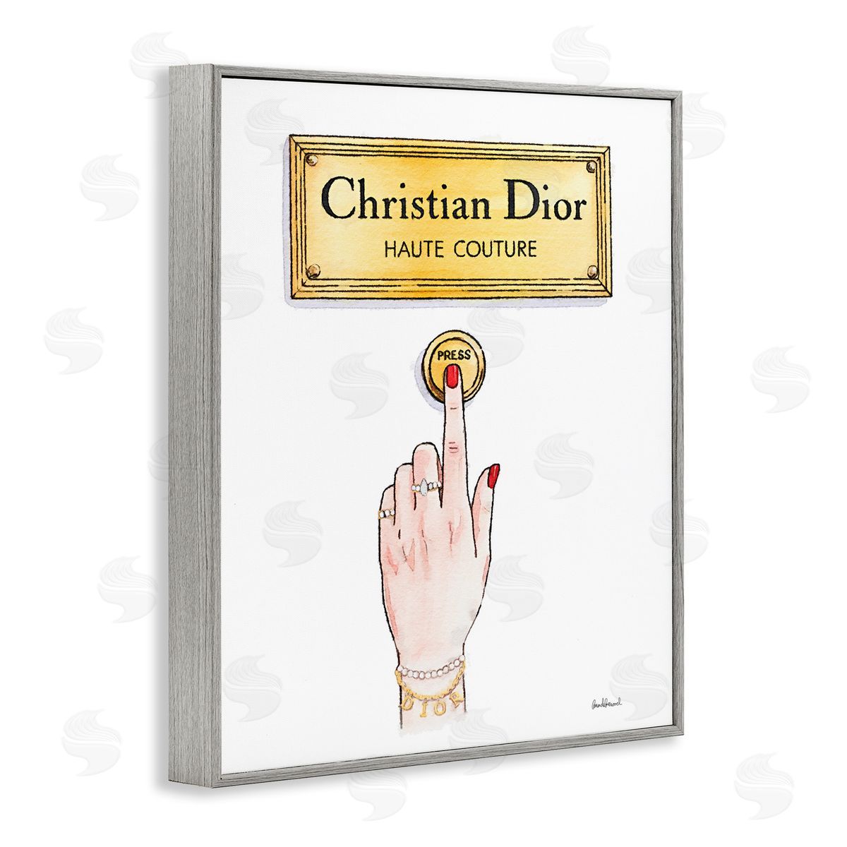 Amanda Greenwood Chic Brand Doorbell Canvas Wall Art Print