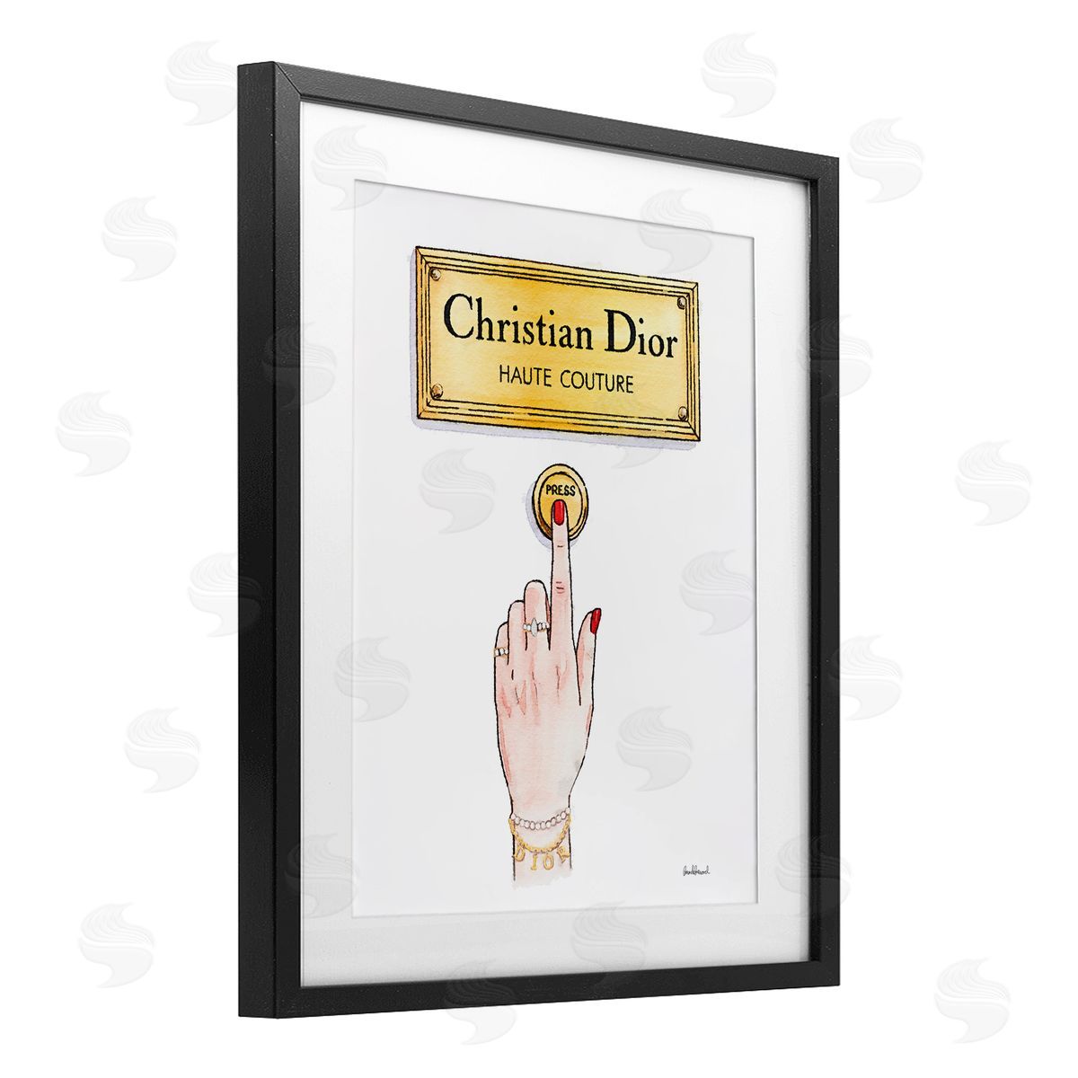 Amanda Greenwood Chic Brand Doorbell Canvas Wall Art Print