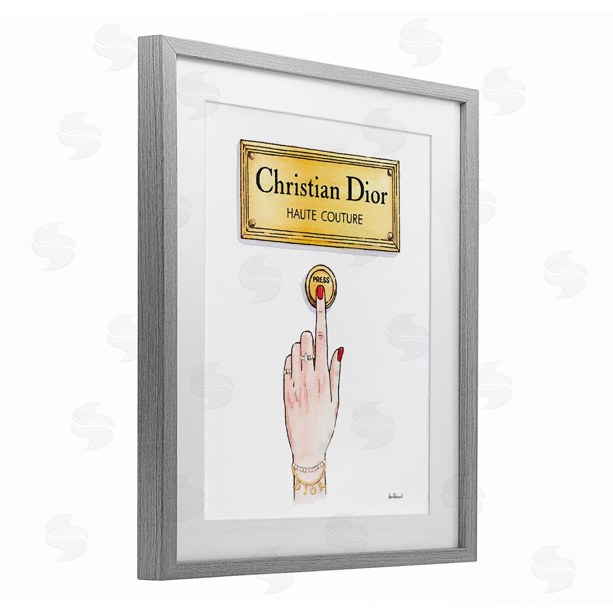 Amanda Greenwood Chic Brand Doorbell Canvas Wall Art Print