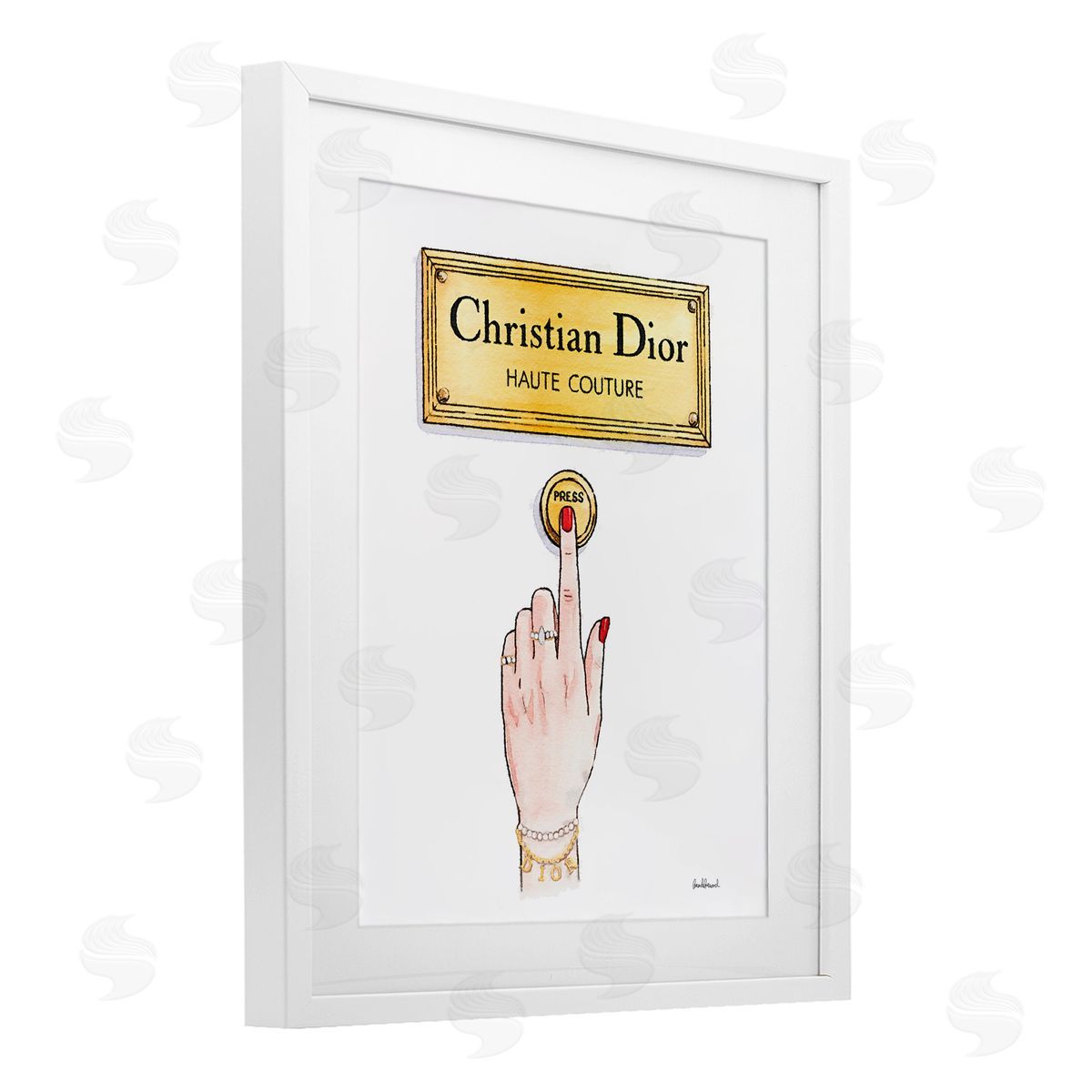 Amanda Greenwood Chic Brand Doorbell Canvas Wall Art Print