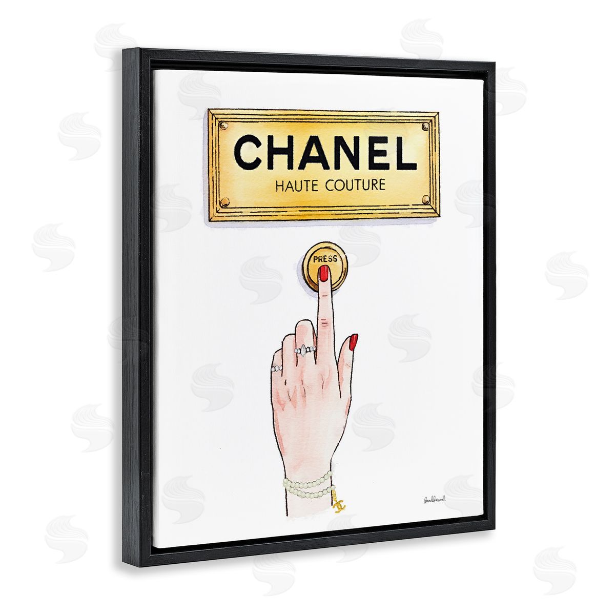 Amanda Greenwood Glam Shopfront Bell Canvas Wall Art Print