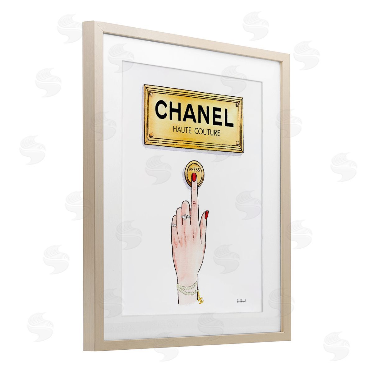 Amanda Greenwood Glam Shopfront Bell Canvas Wall Art Print