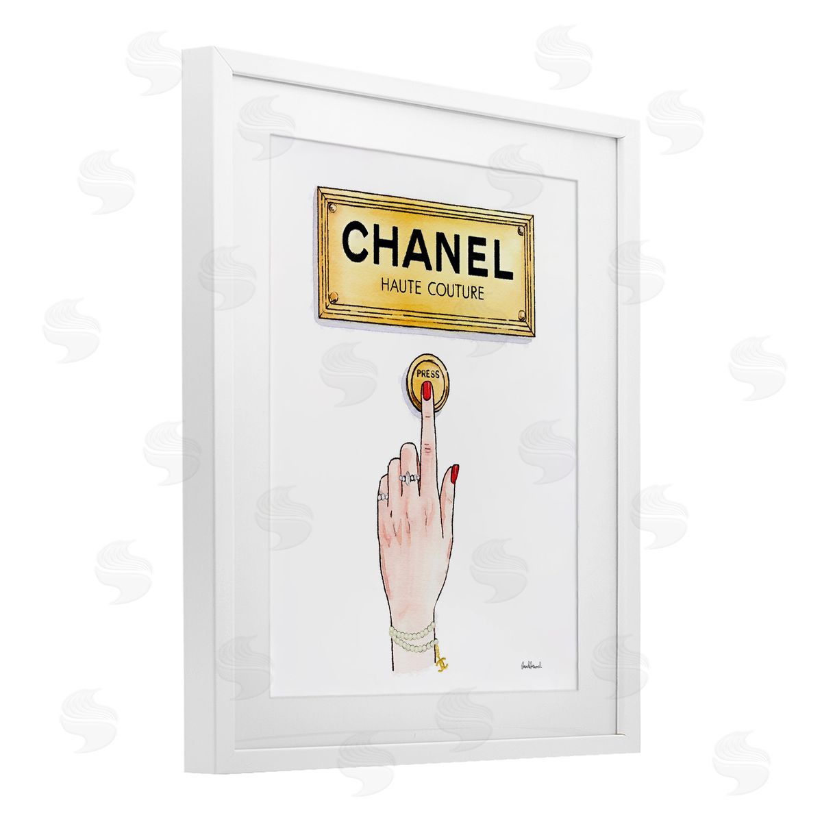 Amanda Greenwood Glam Shopfront Bell Canvas Wall Art Print
