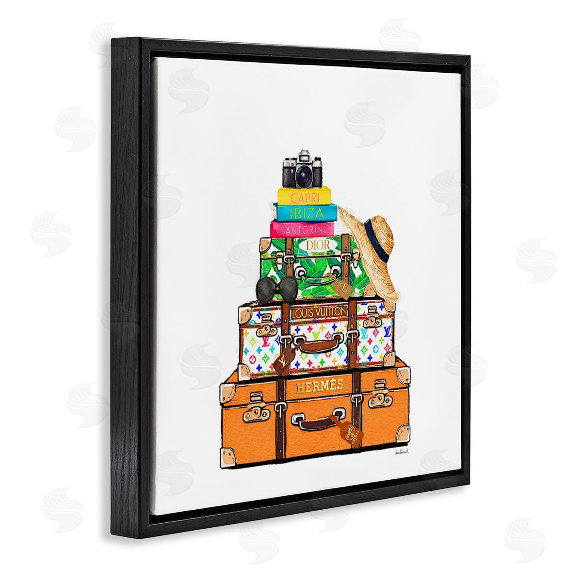 Amanda Greenwood Bright Glam Travel Cases Canvas Wall Art Print