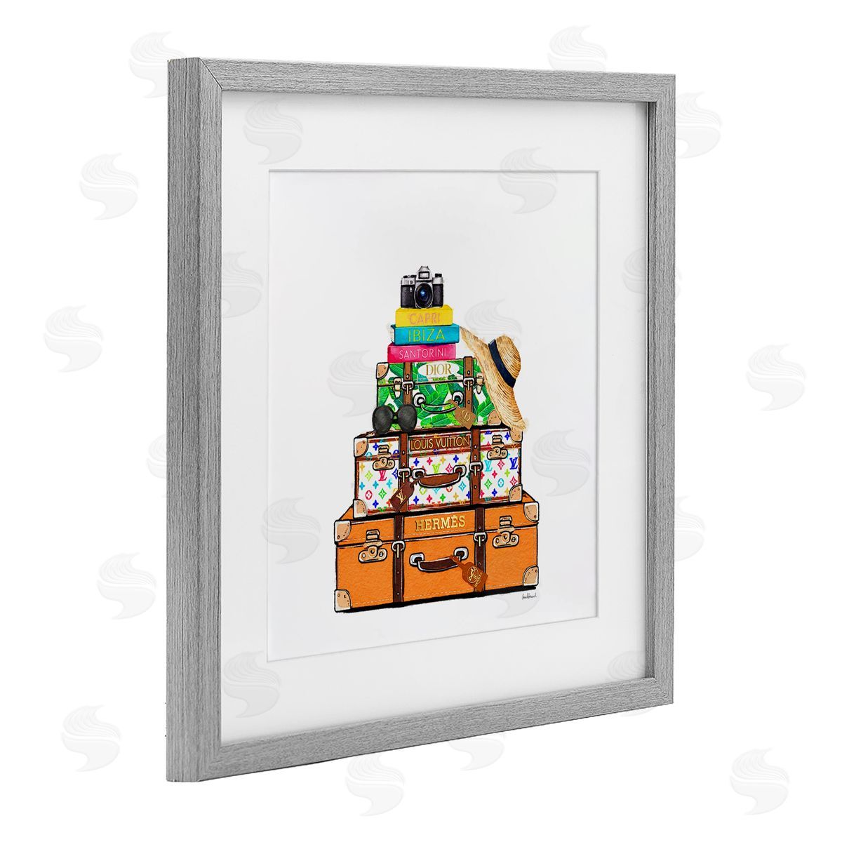 Amanda Greenwood Bright Glam Travel Cases Canvas Wall Art Print