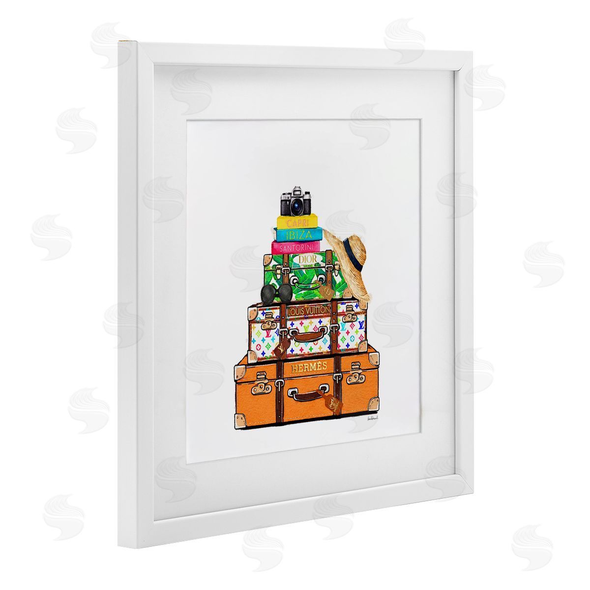 Amanda Greenwood Bright Glam Travel Cases Canvas Wall Art Print