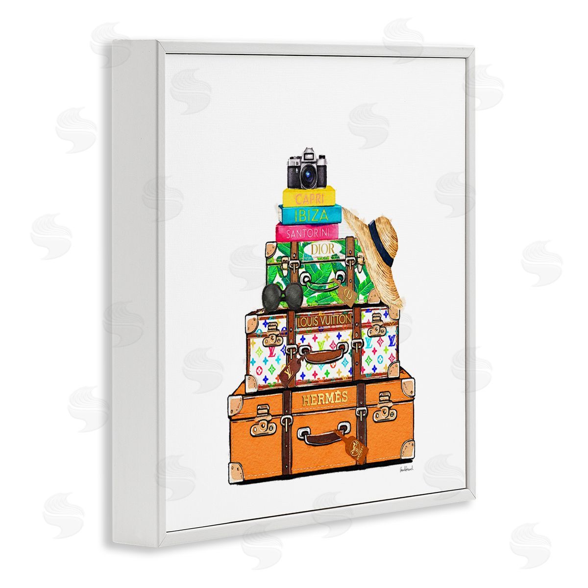 Amanda Greenwood Bright Glam Travel Cases Canvas Wall Art Print