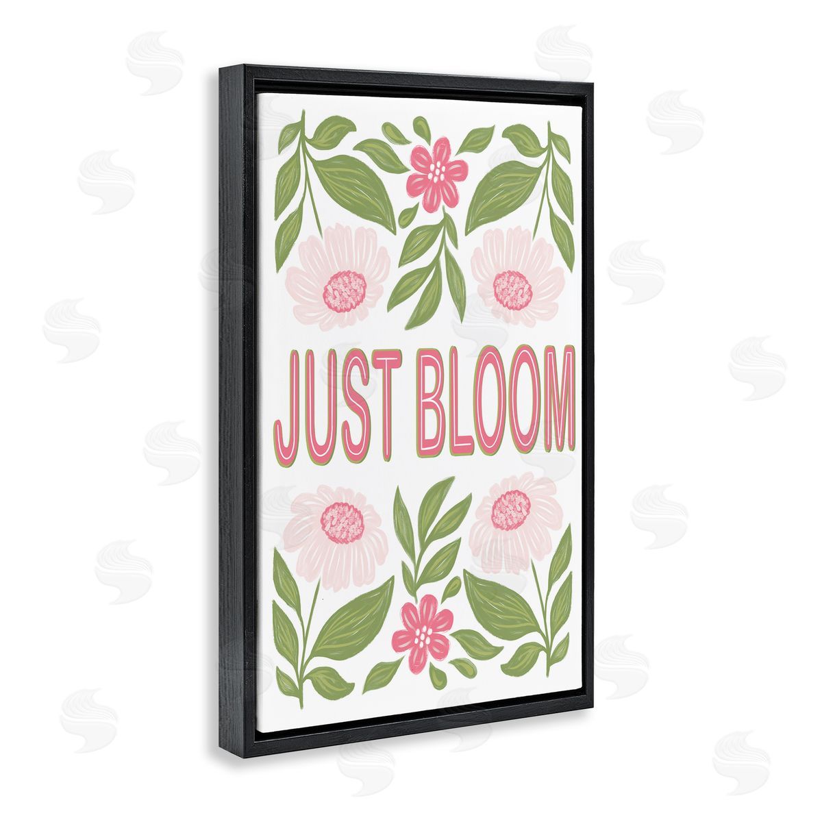 Martina Pavlova Just Bloom Symmetrical Flowers Canvas Wall Art Print