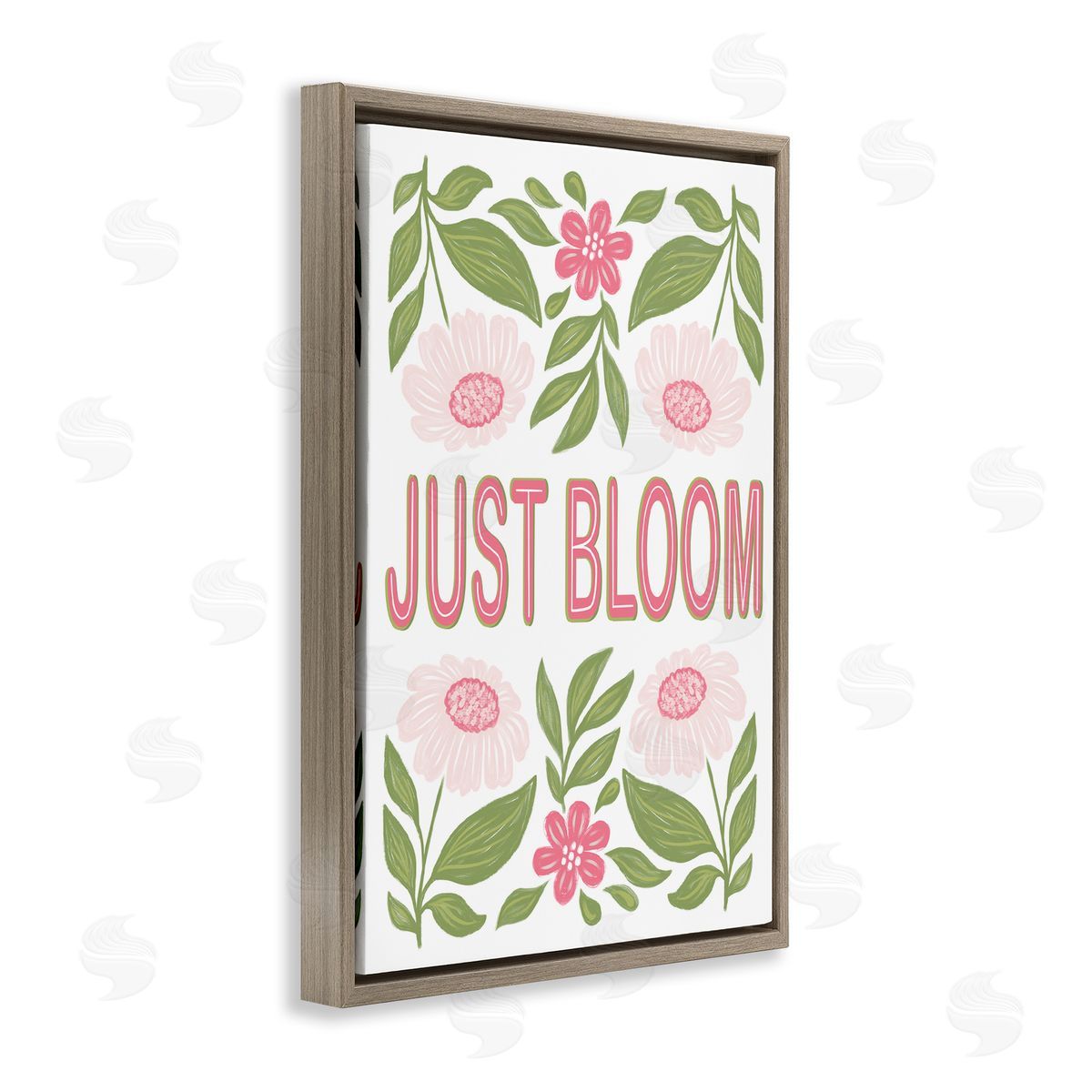 Martina Pavlova Just Bloom Symmetrical Flowers Canvas Wall Art Print