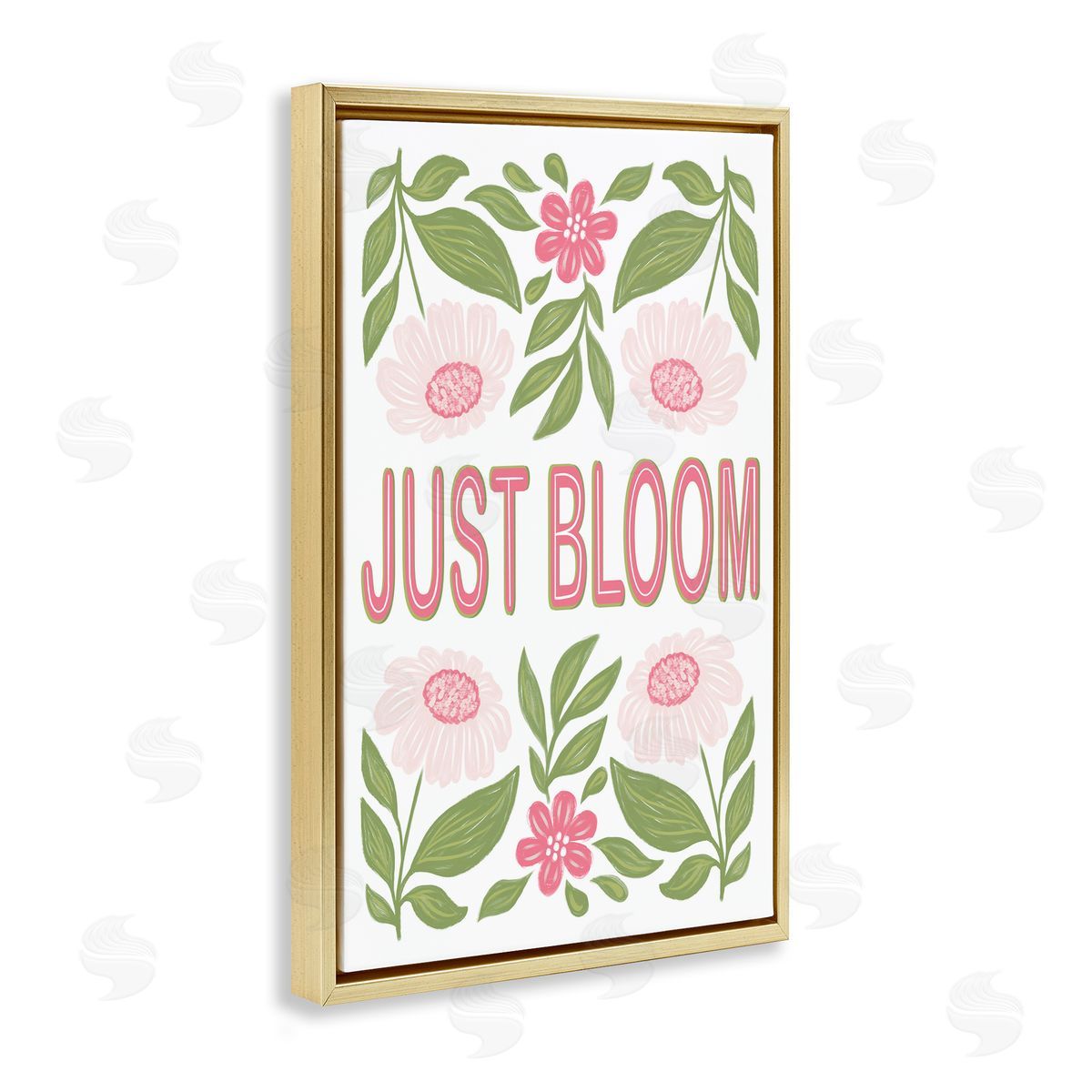 Martina Pavlova Just Bloom Symmetrical Flowers Canvas Wall Art Print