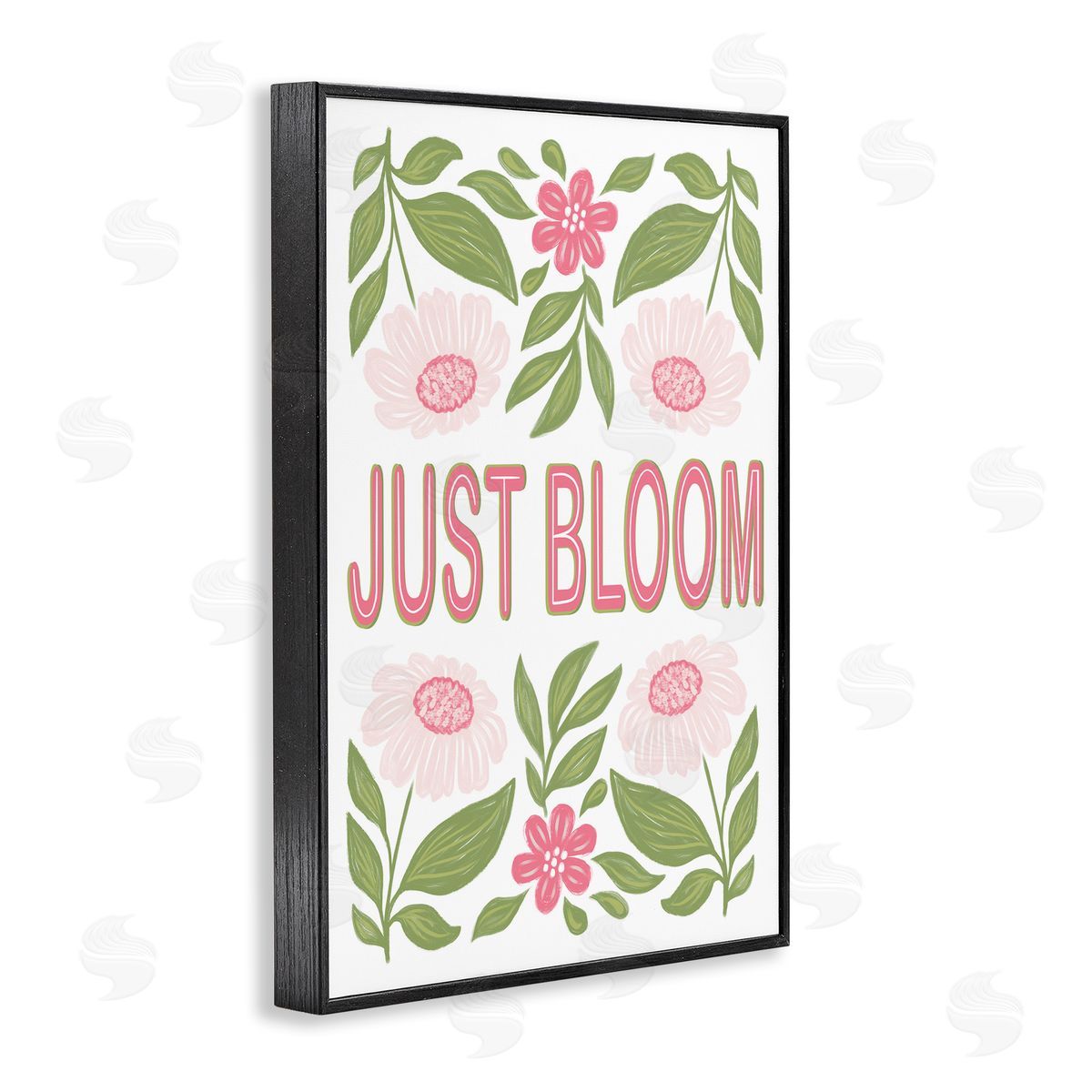 Martina Pavlova Just Bloom Symmetrical Flowers Canvas Wall Art Print