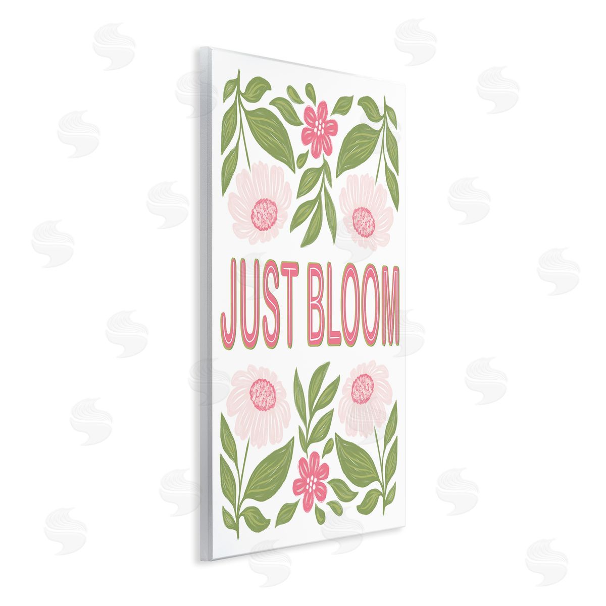 Martina Pavlova Just Bloom Symmetrical Flowers Canvas Wall Art Print