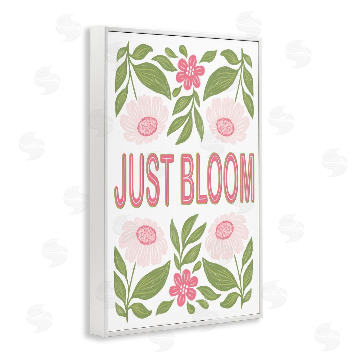 Martina Pavlova Just Bloom Symmetrical Flowers Canvas Wall Art Print