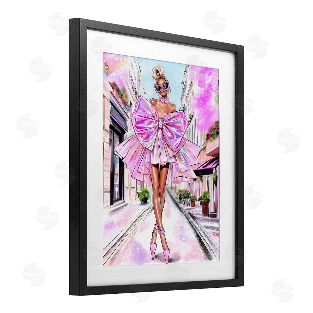 Jess Stempel Fashionista in Big City Canvas Wall Art Print