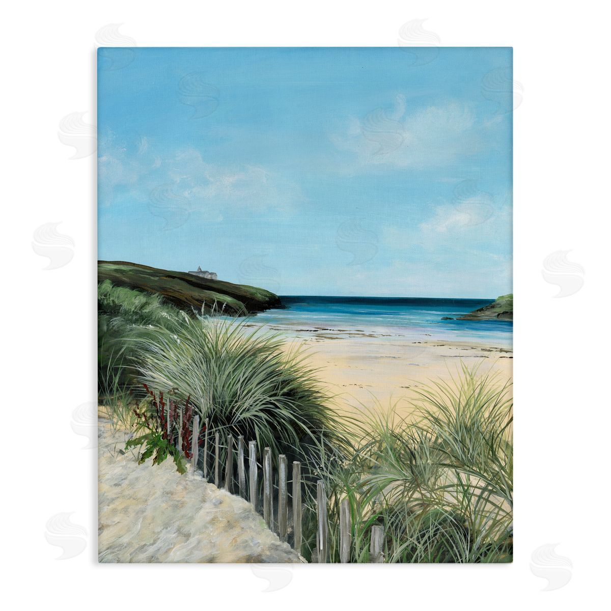Georgie Harrison Serene Beach Vacation Canvas Wall Art Print
