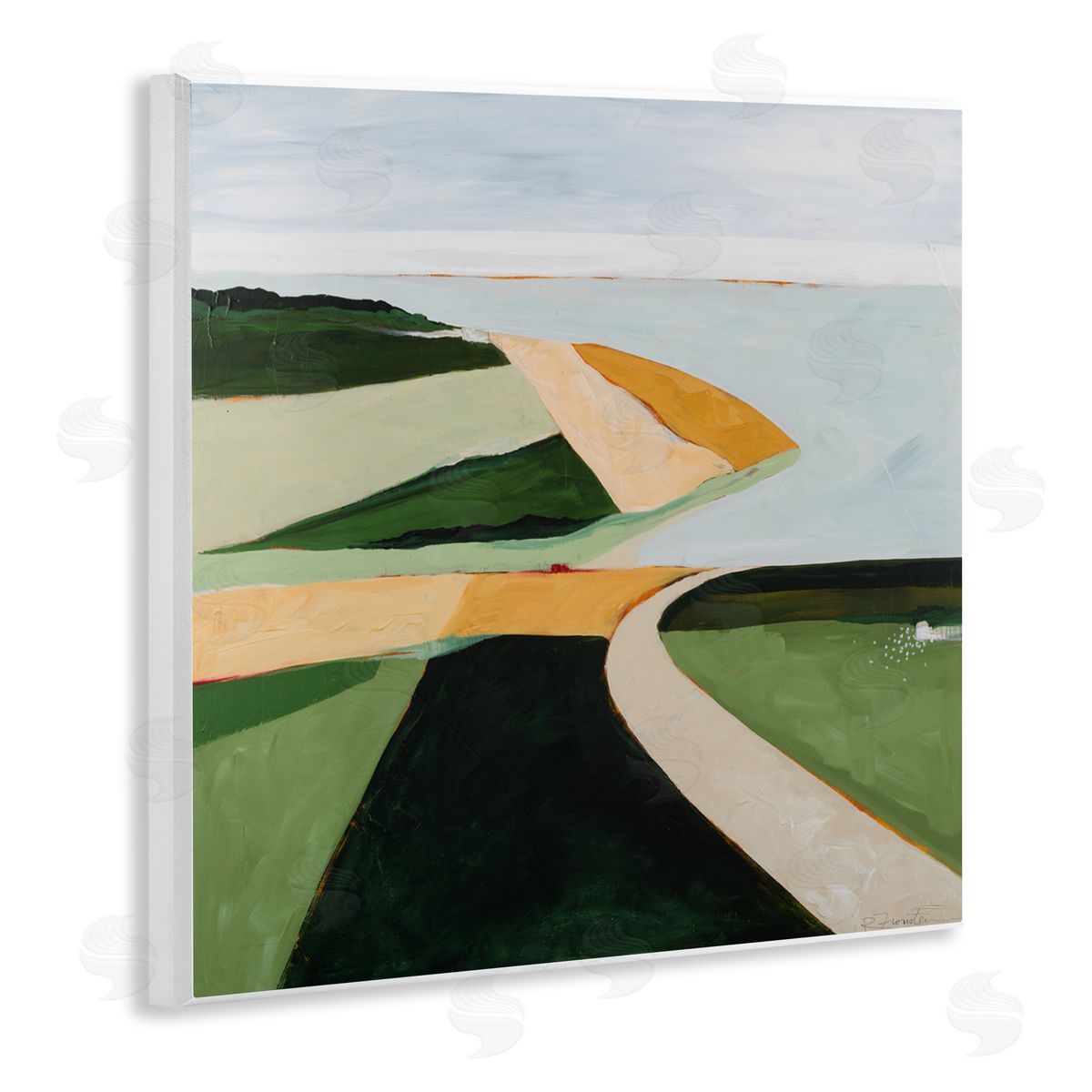 Ruth Fromstein Where The Land Breathes Canvas Wall Art Print