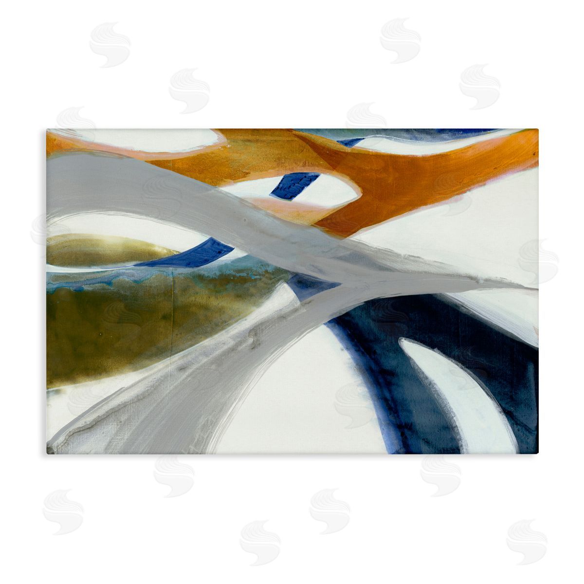 Liz Jardine Dynamic Abstract Tendrils Canvas Wall Art Print