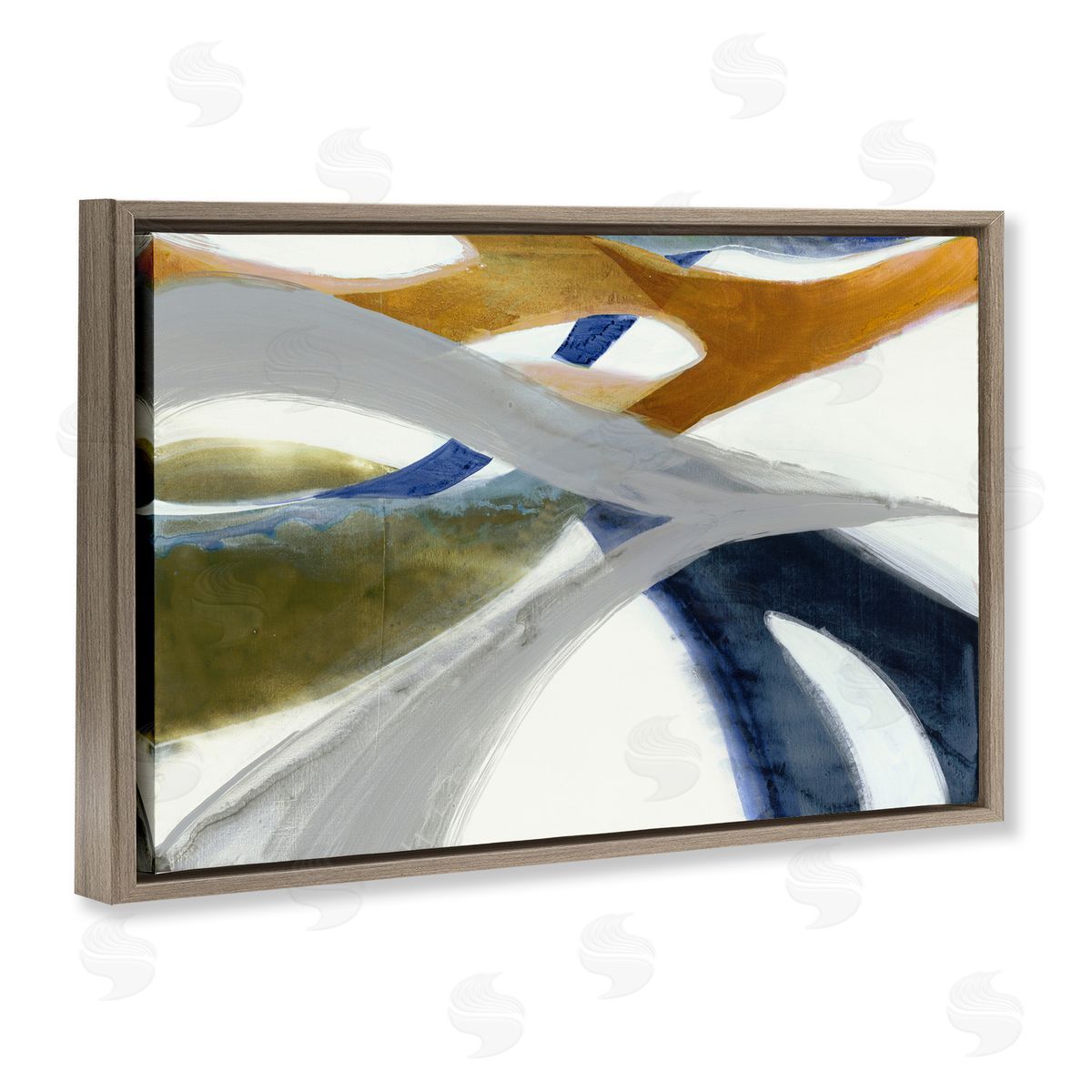 Liz Jardine Dynamic Abstract Tendrils Canvas Wall Art Print