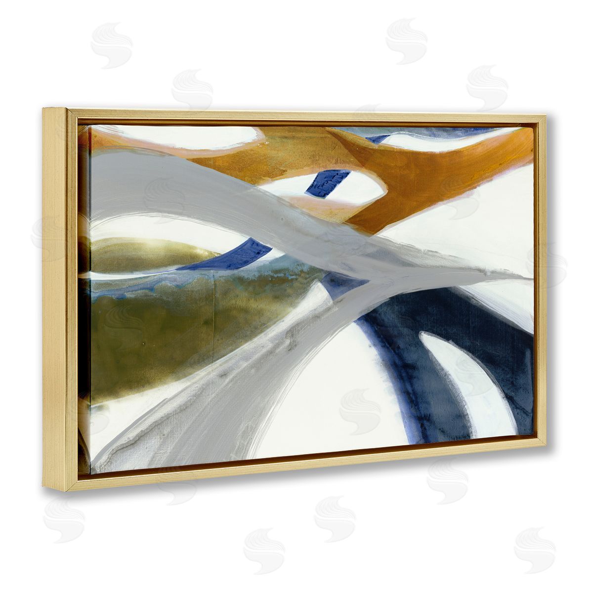 Liz Jardine Dynamic Abstract Tendrils Canvas Wall Art Print