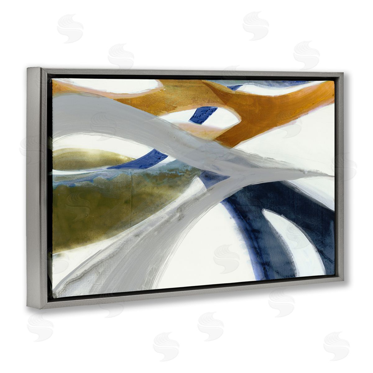 Liz Jardine Dynamic Abstract Tendrils Canvas Wall Art Print