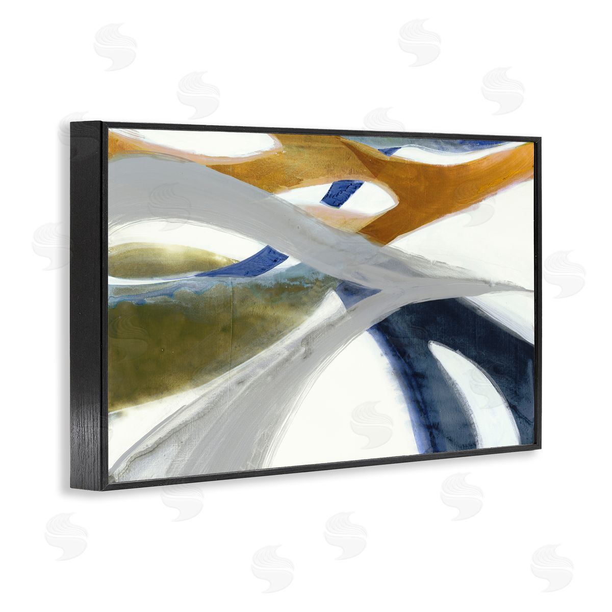 Liz Jardine Dynamic Abstract Tendrils Canvas Wall Art Print
