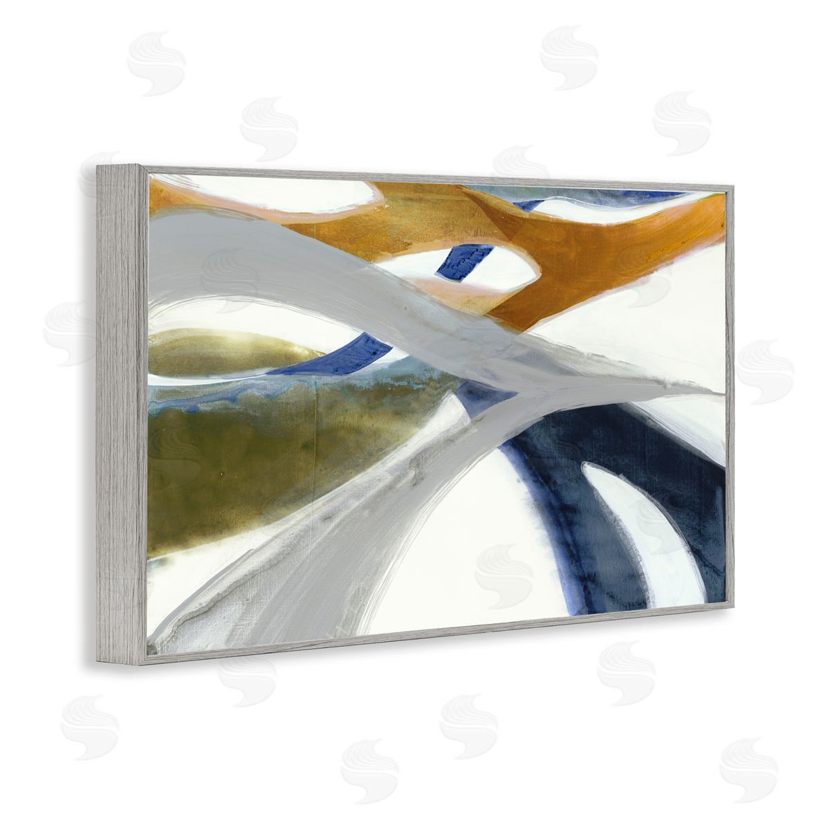 Liz Jardine Dynamic Abstract Tendrils Canvas Wall Art Print