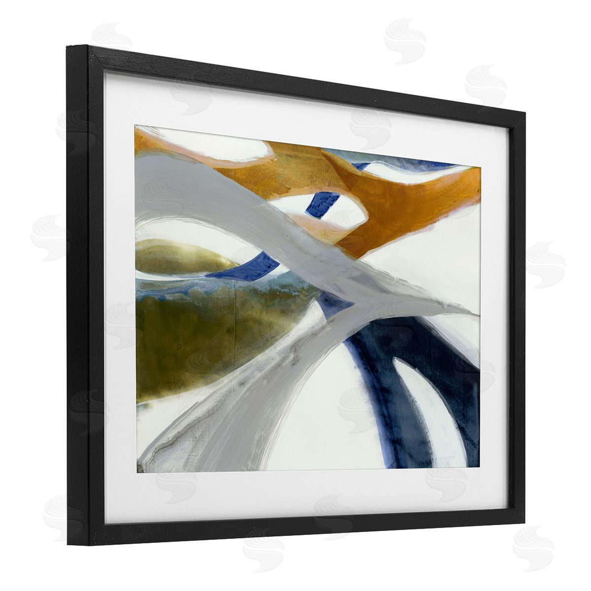 Liz Jardine Dynamic Abstract Tendrils Canvas Wall Art Print