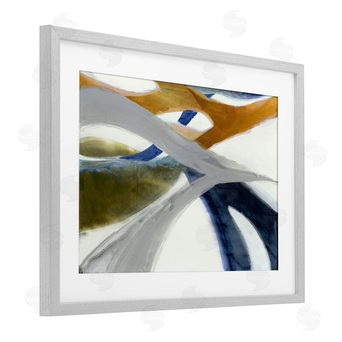 Liz Jardine Dynamic Abstract Tendrils Canvas Wall Art Print