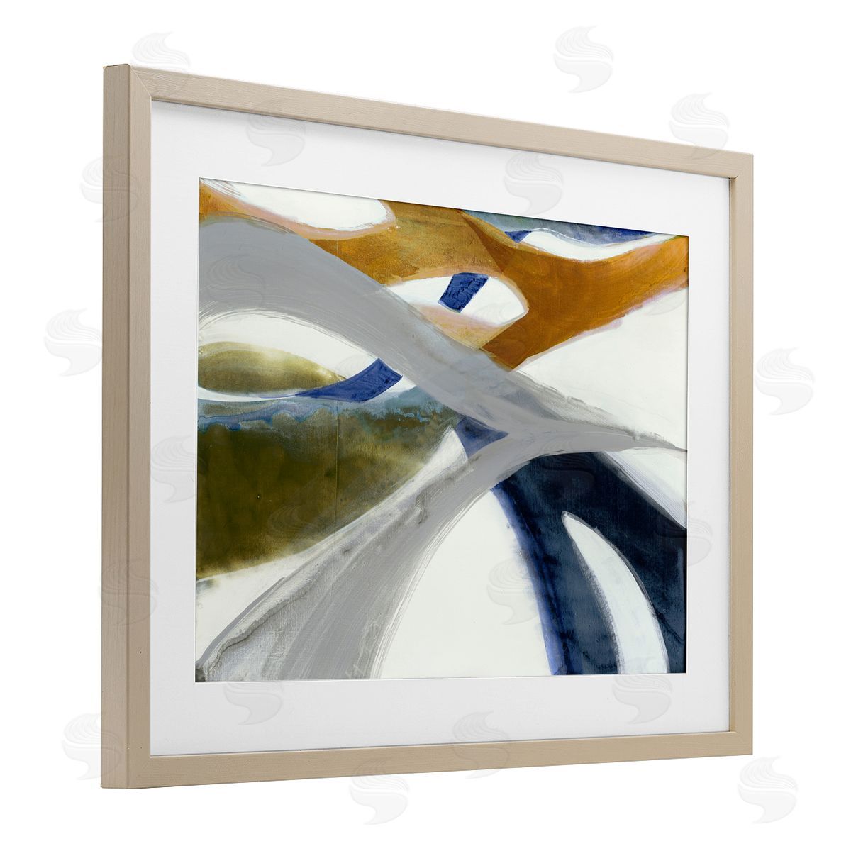 Liz Jardine Dynamic Abstract Tendrils Canvas Wall Art Print