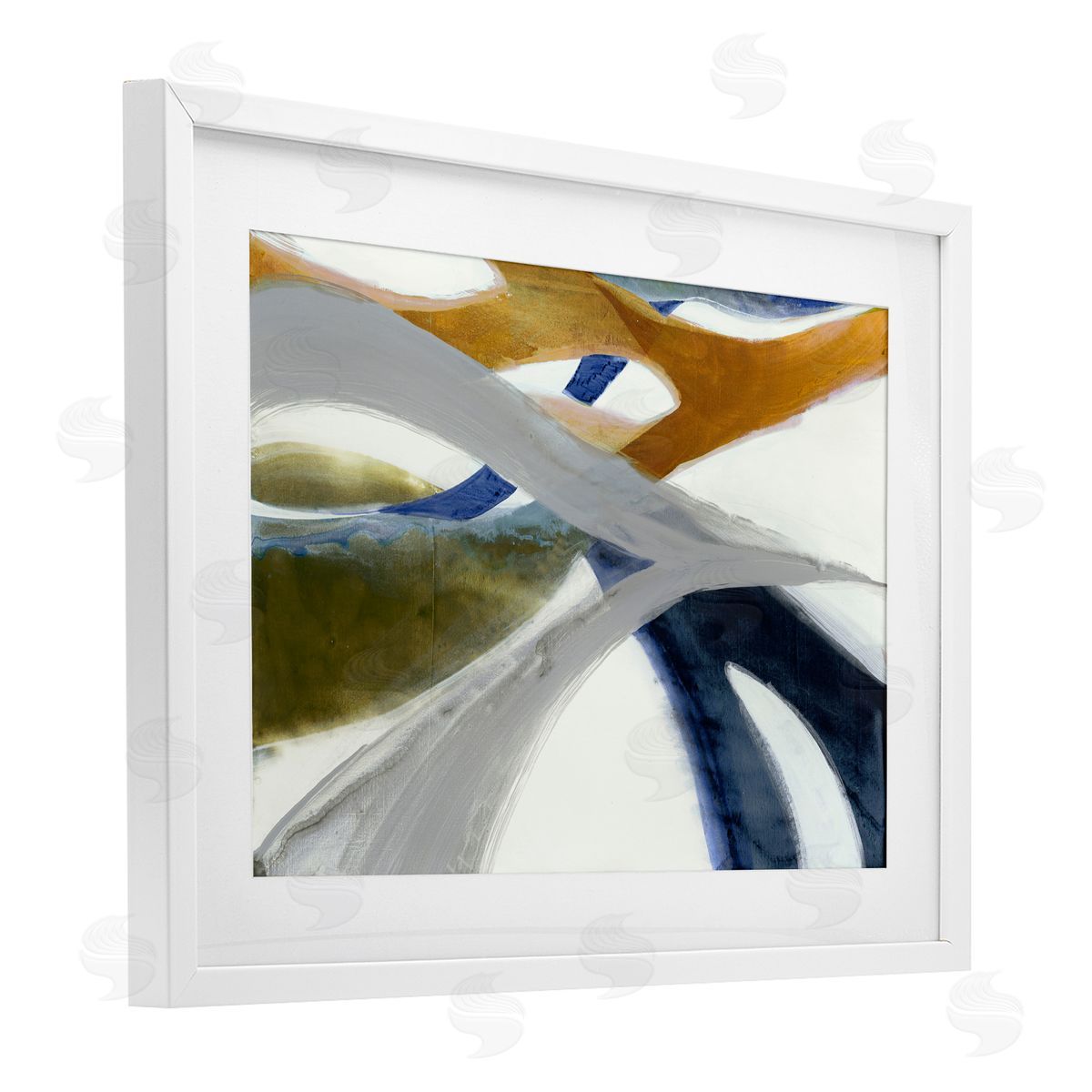 Liz Jardine Dynamic Abstract Tendrils Canvas Wall Art Print