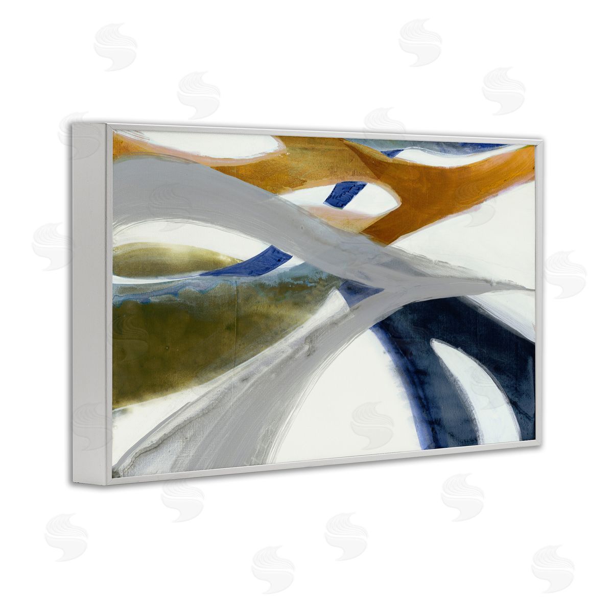 Liz Jardine Dynamic Abstract Tendrils Canvas Wall Art Print