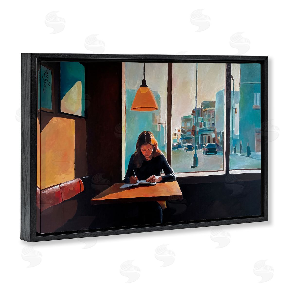 Keith Thomson Writing Is Fun Window View Canvas Wall Art Print
