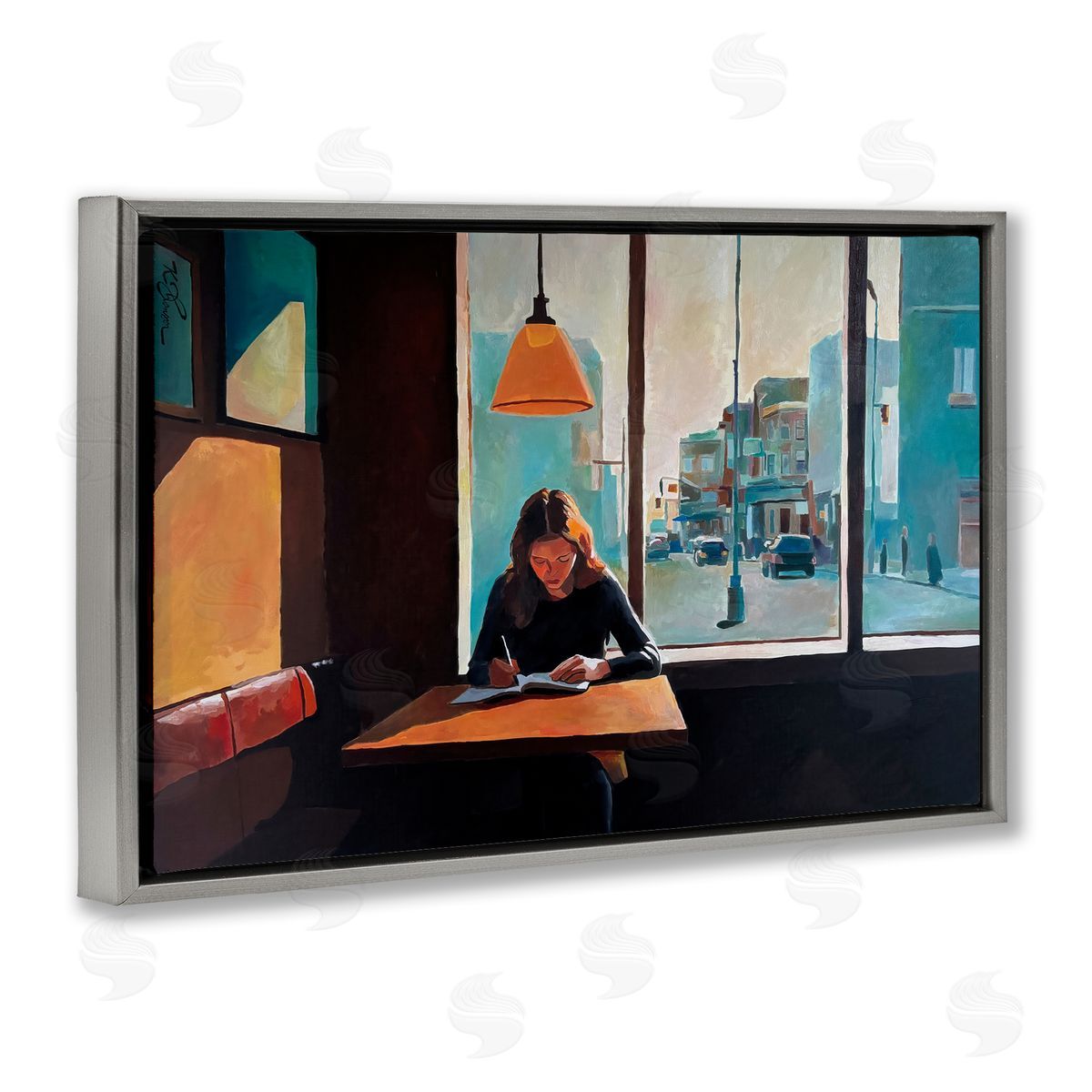 Keith Thomson Writing Is Fun Window View Canvas Wall Art Print