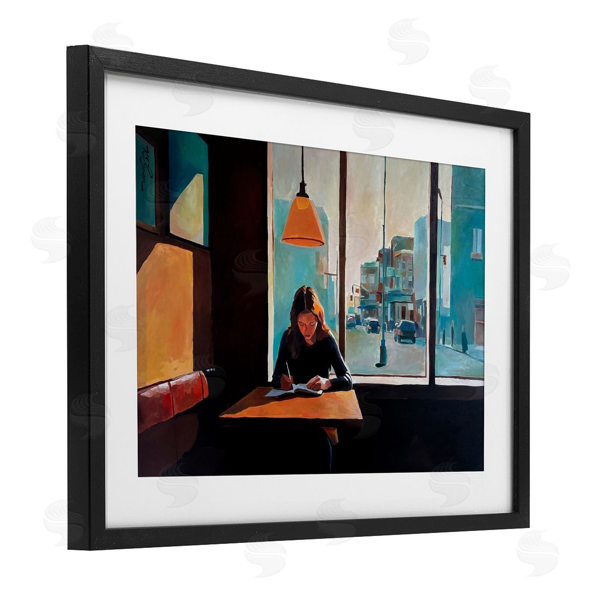 Keith Thomson Writing Is Fun Window View Canvas Wall Art Print