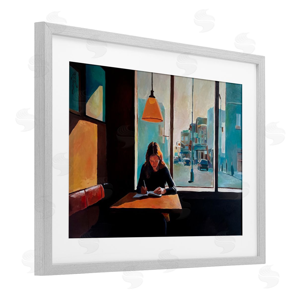 Keith Thomson Writing Is Fun Window View Canvas Wall Art Print
